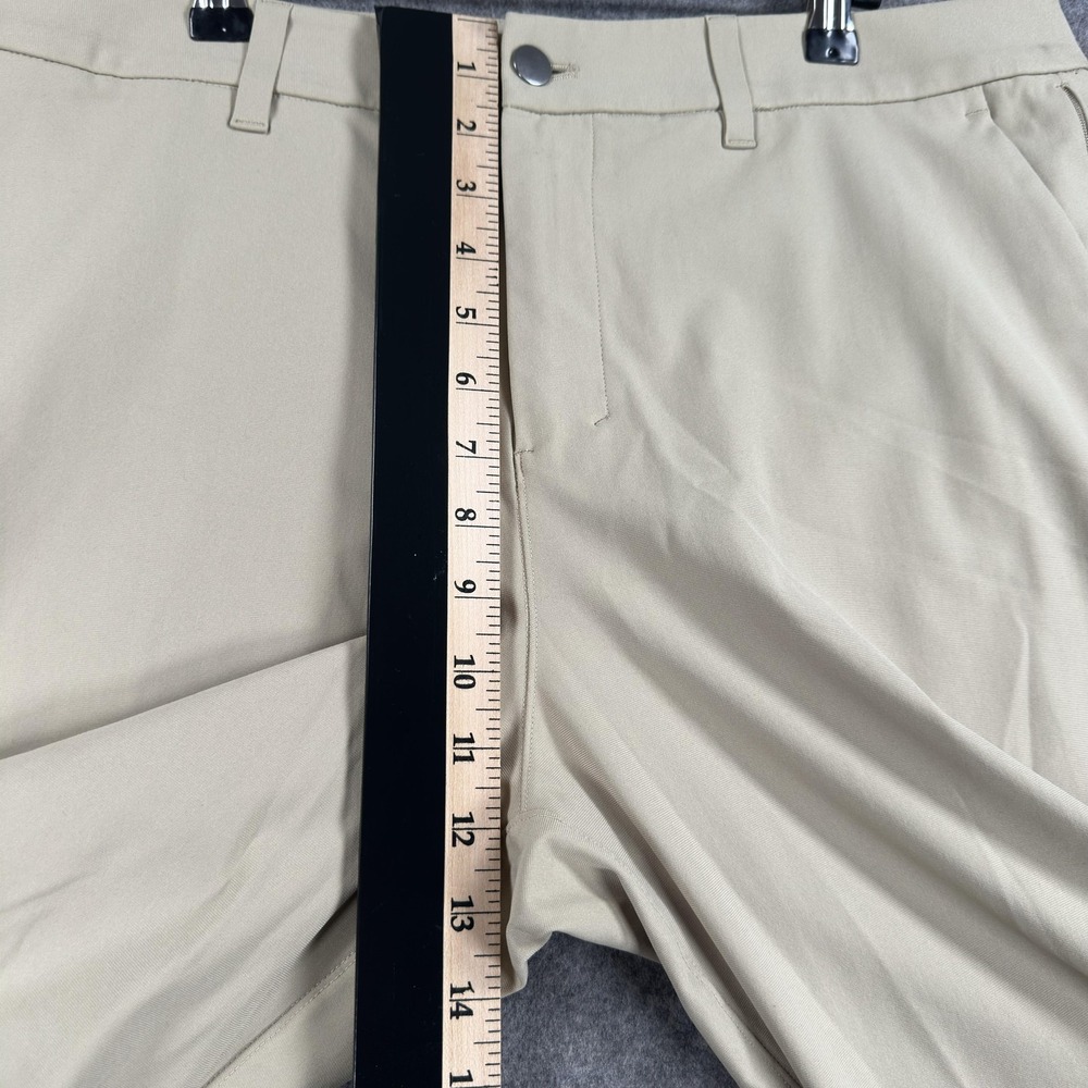 Lululemon ABC Pants Mens 36x29 Beige Regular Fit Microfiber Chino - Picture 5 of 12